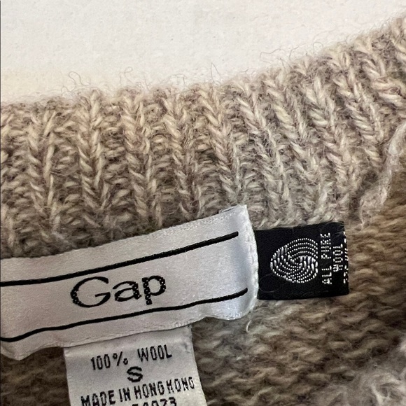 90’s GAP WOOL PULLOVER CREWNECK SWEATER SMALL - Picture 6 of 16